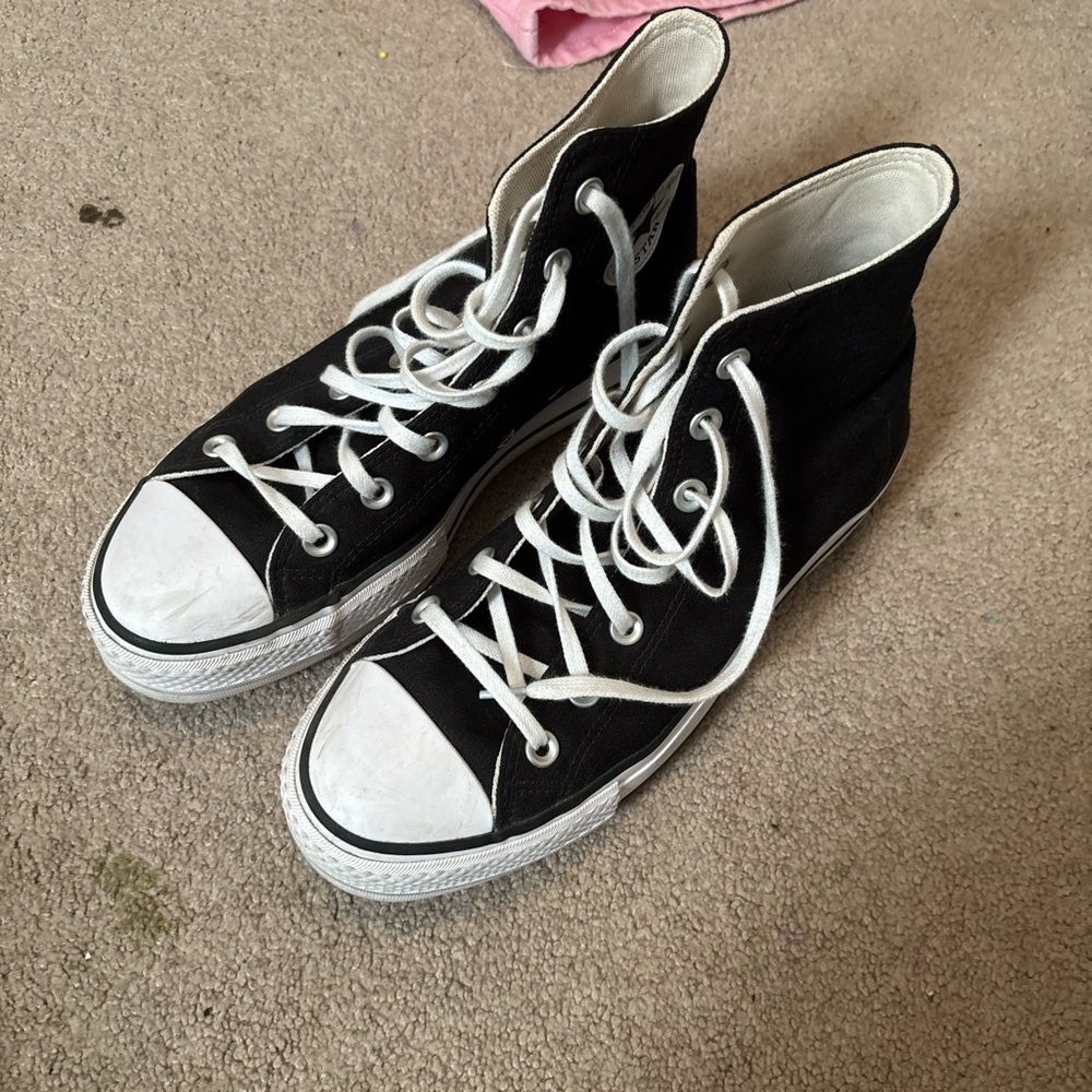 Converse Black and White All Star Sneakers
